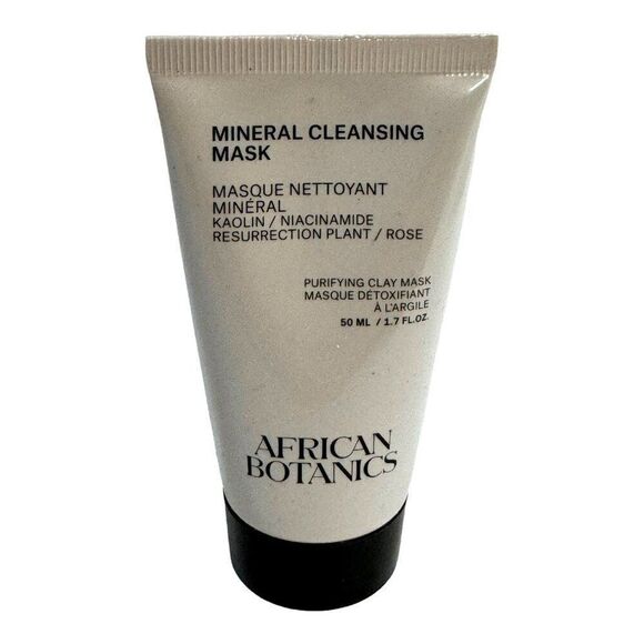 African Botanics Mineral Cleansing Mask 50 ML With Kaolin Niacinamide & Rose - Picture 1 of 4